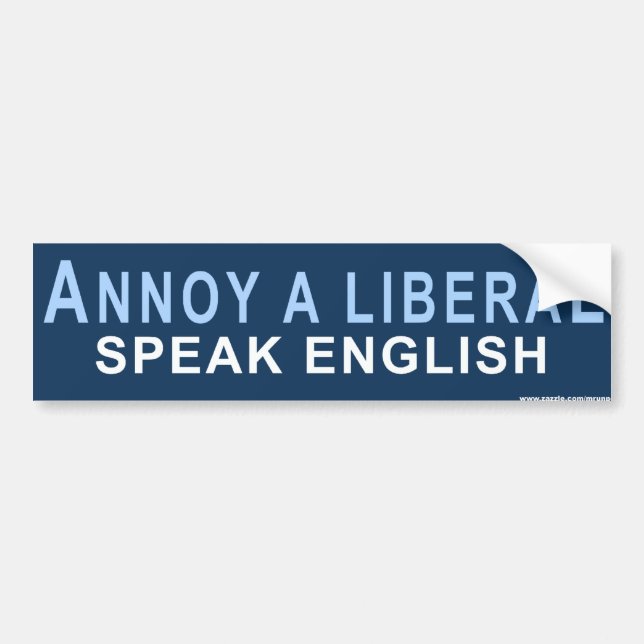 Conservative "Annoy A Liberal" Sticker (Front)