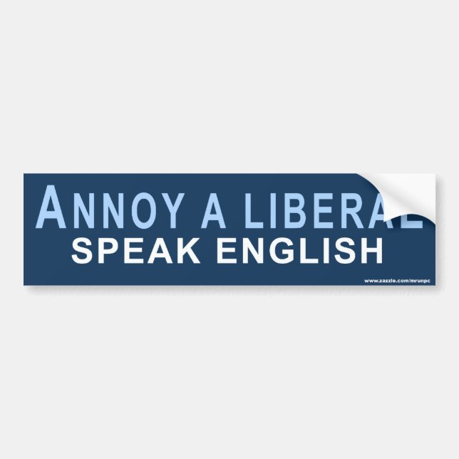 Conservative "Annoy A Liberal" Sticker (Front)