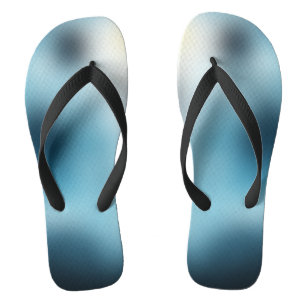 Conservative Blue Custom Created Flip Flops