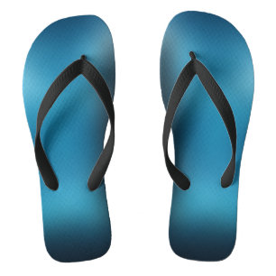 Conservative Blue Custom Created Flip Flops