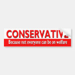 Conservative Bumper Sticker at Zazzle