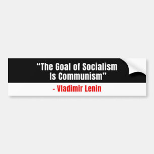 Conservative Bumper Sticker Anti-Socialism