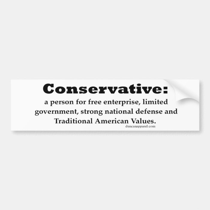 Conservative Bumper Stickers