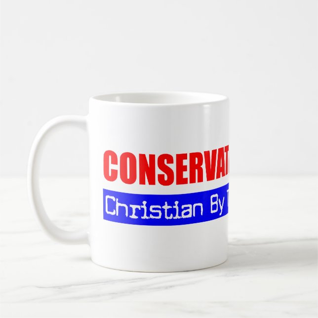 Conservative Christian Coffee Mug (Left)