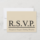 [ Thumbnail: Conservative, Corporate and Plain "R.S.V.P." Card ]