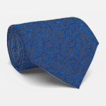 Conservative Elegant Blue Gray Music Notes Tie at Zazzle