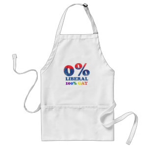 Conservative Gay Pride LGBT Adult Apron
