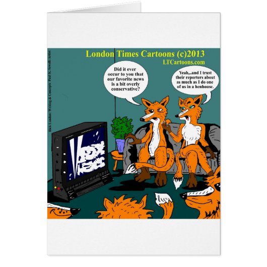 Conservative News Funny Cartoon (Front)