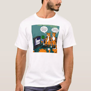 Conservative News Funny Cartoon T-Shirt