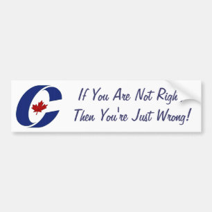 Conservative Party Bumper Sticker