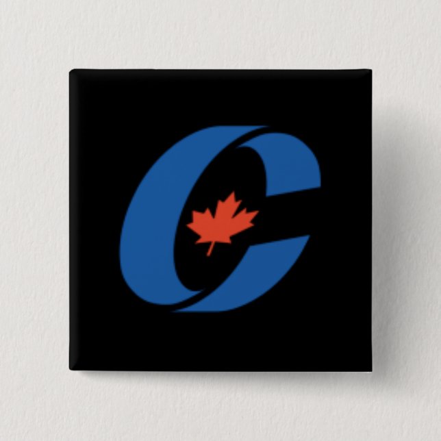 Conservative Party Logo Alternative Button (Front)