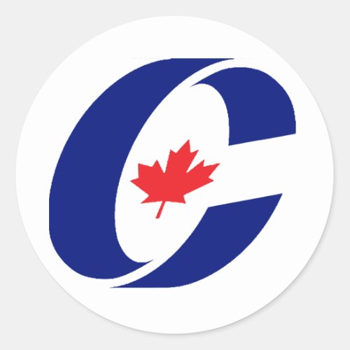 Conservative Party of Canada Classic Round Sticker