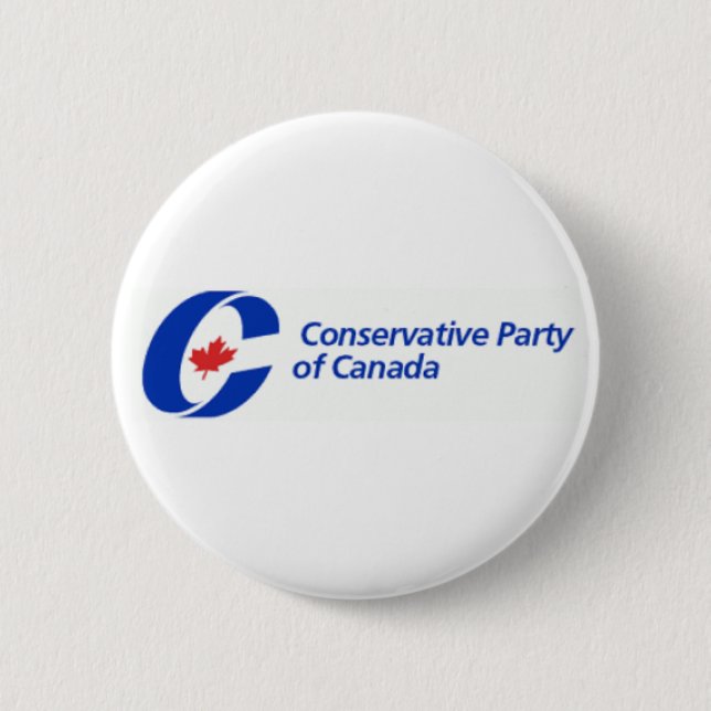 Conservative Party of Canada Logo Pinback Button (Front)