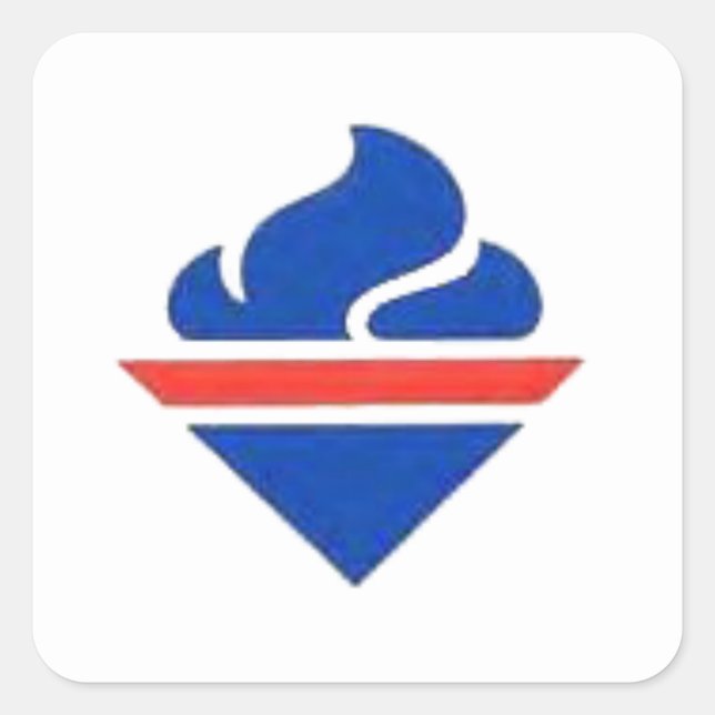 Conservative Party Old Torch Logo Square Sticker (Front)