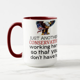 Conservative,Republican funny us election2024 Mug