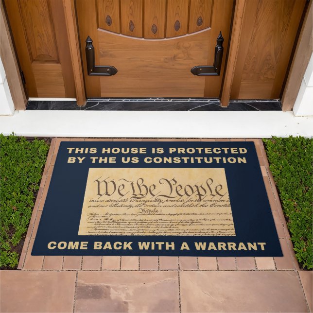 Conservative Republican US Constitution Ultra MAGA Doormat (Outdoor)