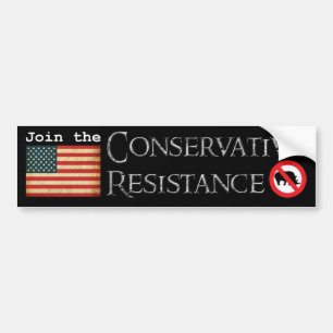 Conservative Resistance Bumper Sticker