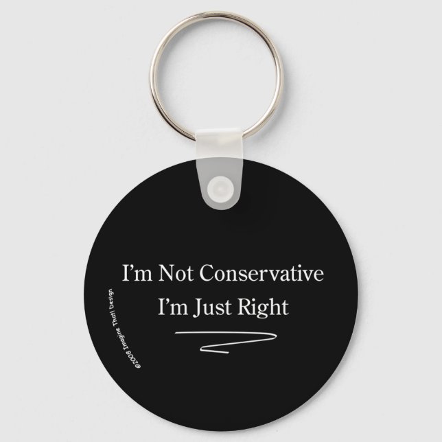 Conservative Right Keychain (Front)