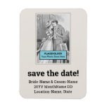 [ Thumbnail: Conservative "Save The Date!" Magnet ]