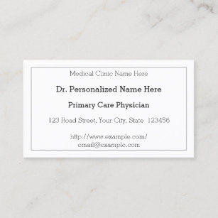 Conservative, Simple Business Card