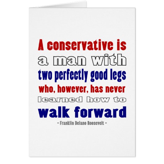 Conservatives Defined By FDR Cards (Front)