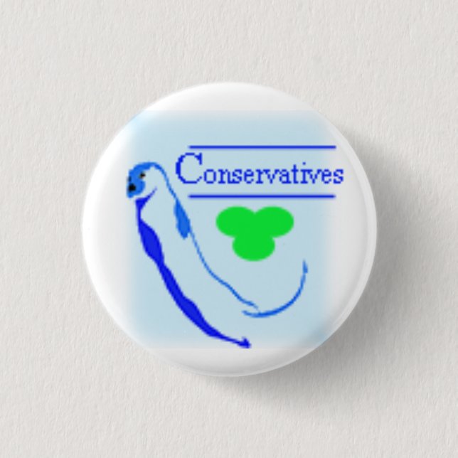 Conservatives Party Logo New Scottish Pinback Button (Front)