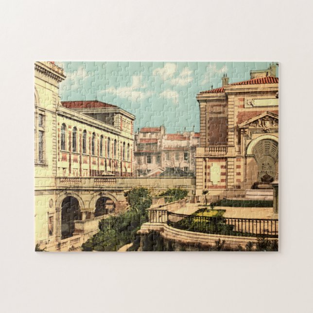 Conservatory and Library Marseille France Jigsaw Puzzle (Horizontal)