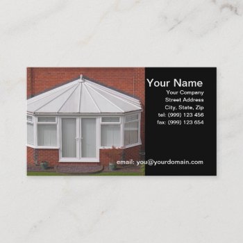 Conservatory Business Card by sponner at Zazzle