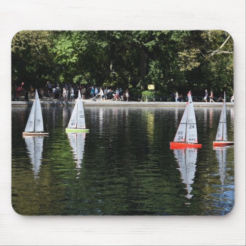Conservatory Water Central Park Boat Pond New York Mouse Pad