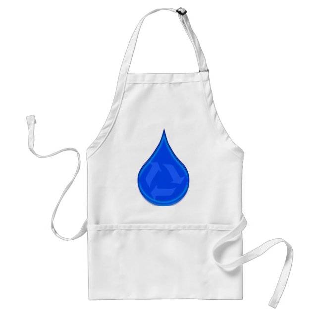 Conserve and Save Water Adult Apron (Front)
