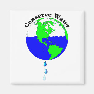 Conserve Water Magnet