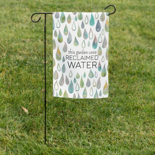 CONSERVE WATER Protect Planet Earth Xeriscape Garden Flag