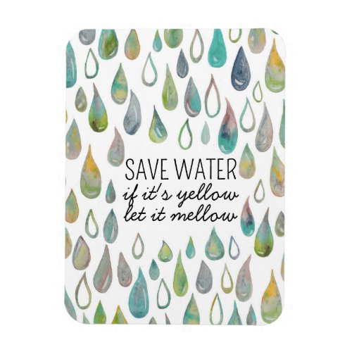 CONSERVE WATER Protect Planet Save Earth Bathroom Magnet