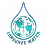 Conserve Water stickers