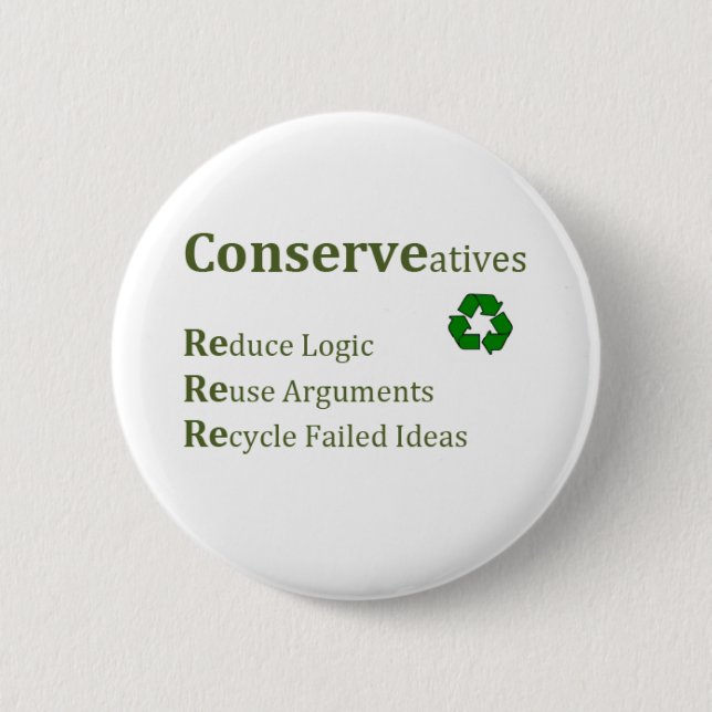 Conserveatives Pinback Button (Front)