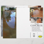 Consider Concrete Brochure for Brickform (Front/Back)