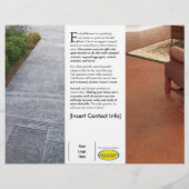 Consider Concrete Brochure for Brickform (Back)