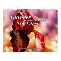 Consider The Lilies Devotional Calendar two page