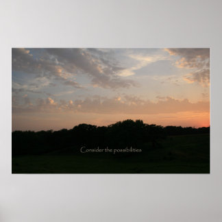 Consider the possibilities poster