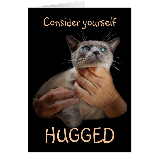 Consider yourself hugged cards (Front)