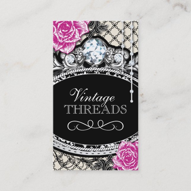 Consignment Clothing Store Business Cards (Front)