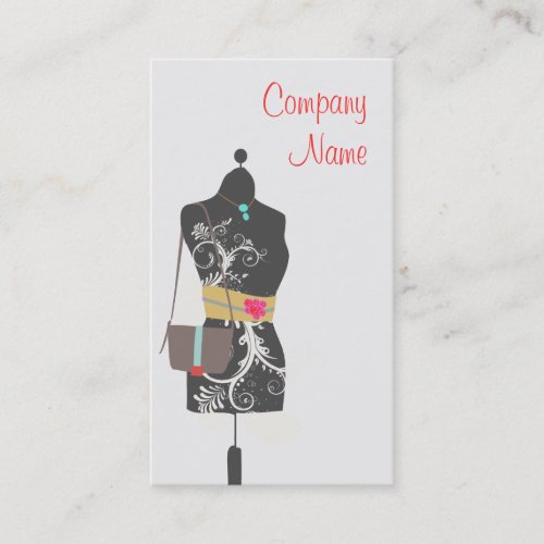 Women's Fashion Boutique Business Card