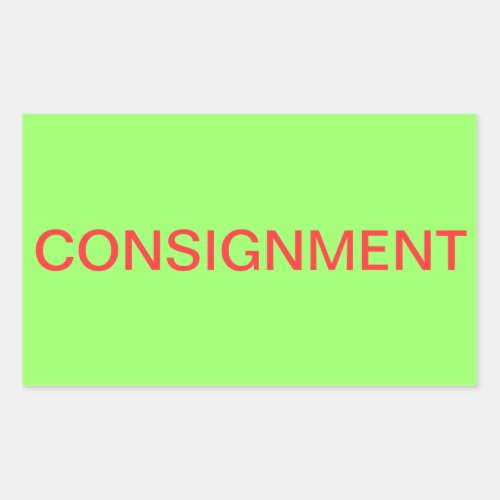 Consignment Inventory Control Label