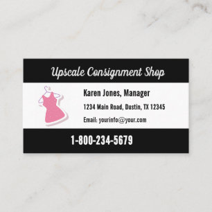Consignment Shop Business Card Logo