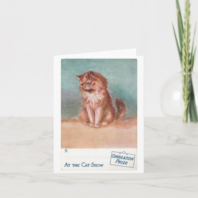 Consolation Prize @ The Cat Show by Louis Wain Card (Front)