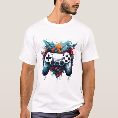 Console Commander Gaming Controller  T_Shirt