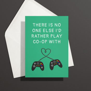 Console Gamer Love Anniversary Card by 2BirdStone at Zazzle