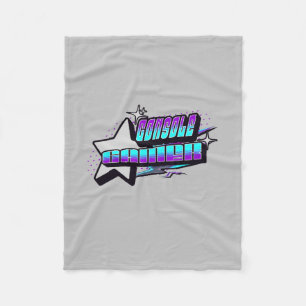 CONSOLE GAMER Y2K STYLE FLEECE BLANKET
