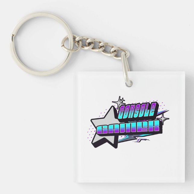 CONSOLE GAMER Y2K STYLE KEYCHAIN (Front)
