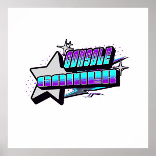 CONSOLE GAMER Y2K STYLE POSTER